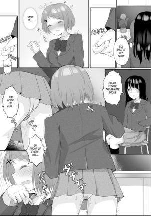 Jugyouchuu ni RemoCon Rotor Tsukerareta Okaeshi ni Kousoku Les Sex Suru Hanashi | A Story About Tied Up Lesbian Sex in Return for Vibrator Play in the Middle of Class Page #18