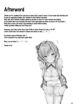 Belfast-san to Shitsuke Aitai! | Learning Manners with Belfast! Page #24