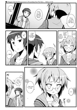If Nagato Yuki Had Disappearance's Personality From The Start...