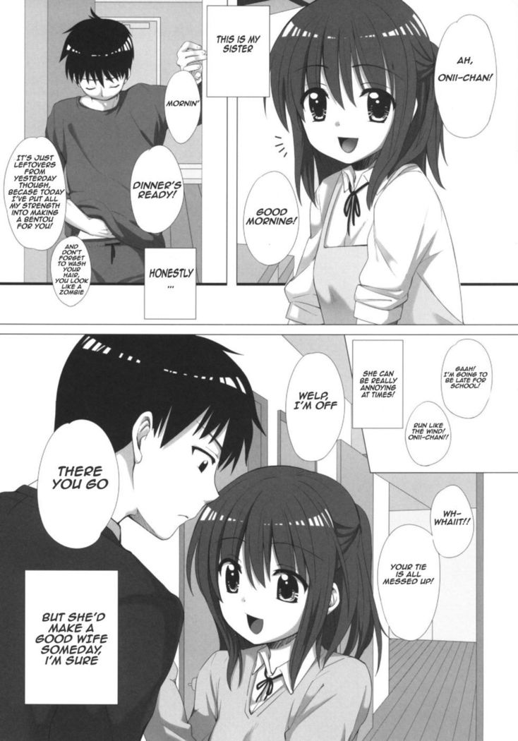 Onii-chan, ko tsukuri shiyou?