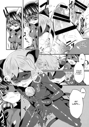 Teki no Shoi de Futanari ni sareta Ladybug ga Cat Noir no Shojo wo Ubacchau hon Page #13