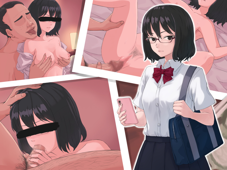 Kuru-kei megane JK ga ossan to enko suru hanashi