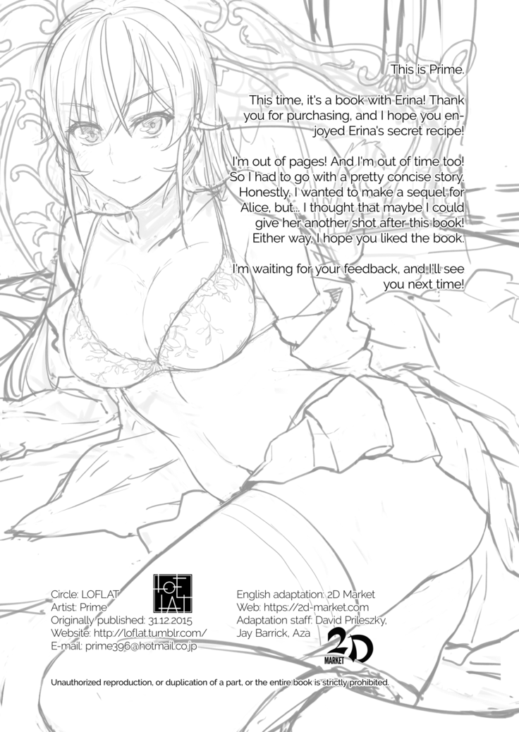 Erina-sama no Secret Recipe | Erina's Secret Recipe (decensored)