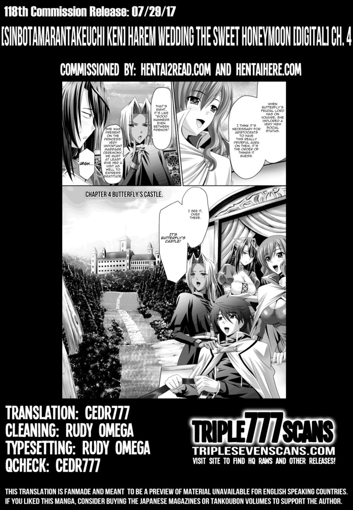 Harem Wedding The Sweet Honeymoon Ch. 1-6