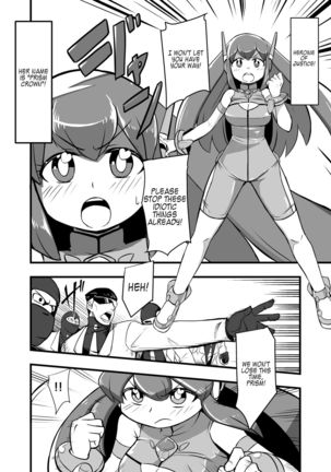 Aku no Soshiki ni Haibokushite Ryoujoku Sareru Henshin Heroine Prism Crown Page #5