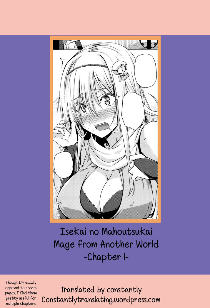 Isekai no Mahoutsukai - Mage From Another World Ch. 1