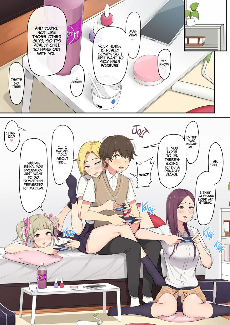 IMAIZUMI BRINGS ALL THE GYARUS TO HIS HOUSE