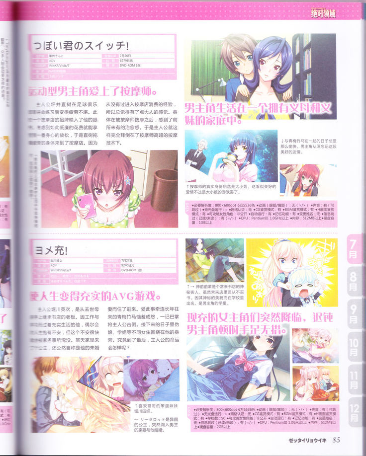 zettairyouiki Galgame yuuginennkann 2012
