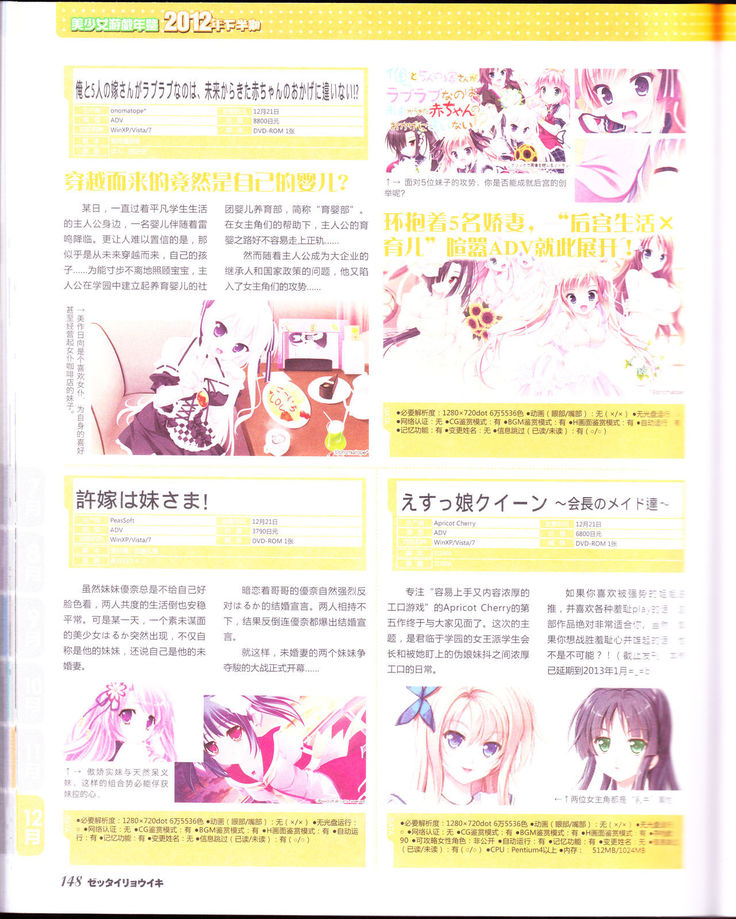 zettairyouiki Galgame yuuginennkann 2012