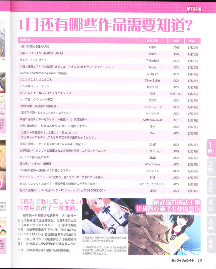 zettairyouiki Galgame yuuginennkann 2012