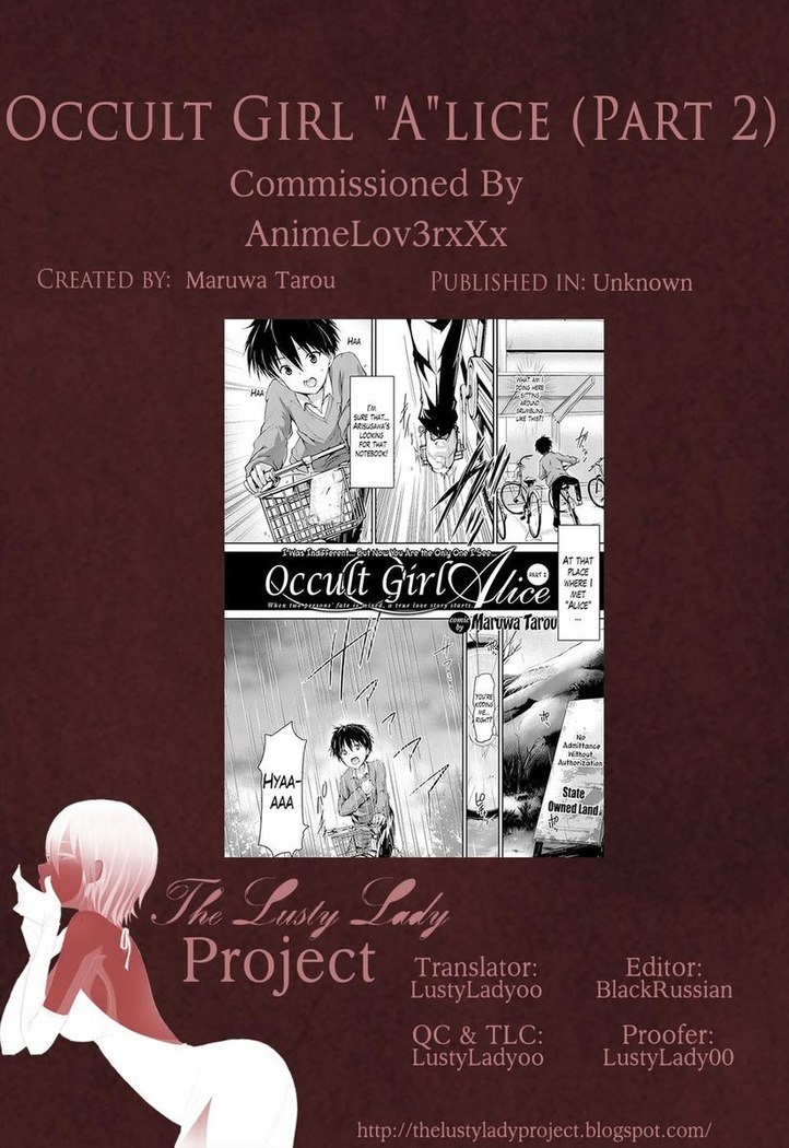 Occult Girl Alice Part 2- Final Chapter