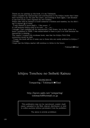 Ichijou Tenchou no Seiheki Kaisuu | Ichijou the Manager's Fetishes & Stamina - Page 129