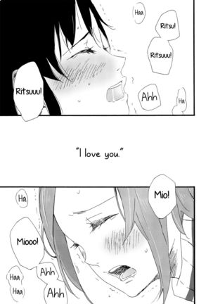 MioRitsu for Adults - Rebellion Story - Page 40