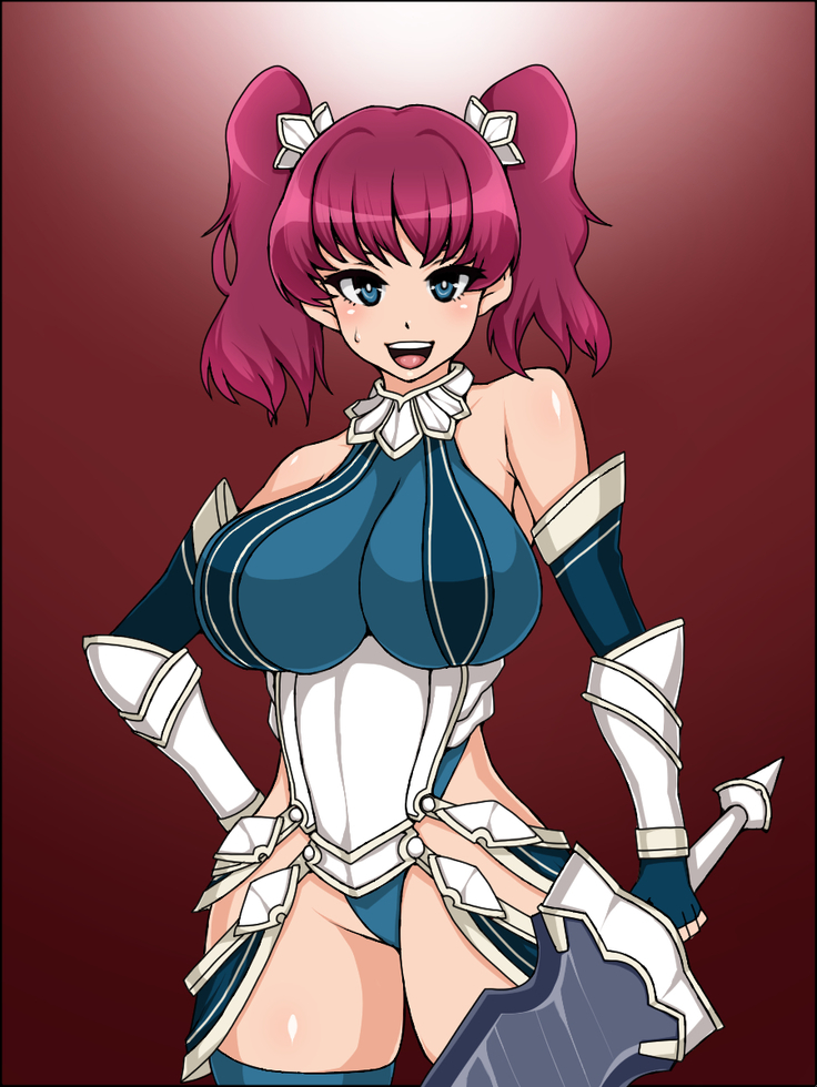 DaftBitch Holy Knight Charlena ~your c*ck is no match for me~
