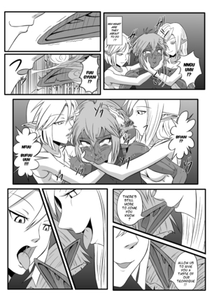 Kusuguri Goumon Taikyuu Hon ~Dark Elf Sokkin Hen~ | Tickling Torture Endurance Book-Dark Elf Entourage - Page 18