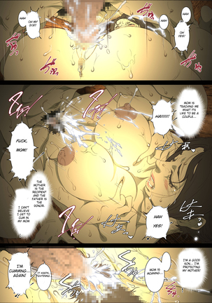 Seieki Mamire no Tansu no Naka ni Tojikomerareta Zenra Oyako no Nurunuru Micchaku Kinshinsoukan Page #30