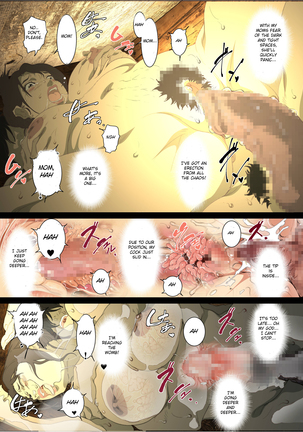Seieki Mamire no Tansu no Naka ni Tojikomerareta Zenra Oyako no Nurunuru Micchaku Kinshinsoukan Page #22