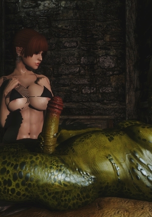 Skyrim Dragon-Whore and Argonian - Page 4