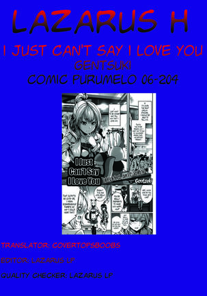 I Just Can't Say I Love You Page #19