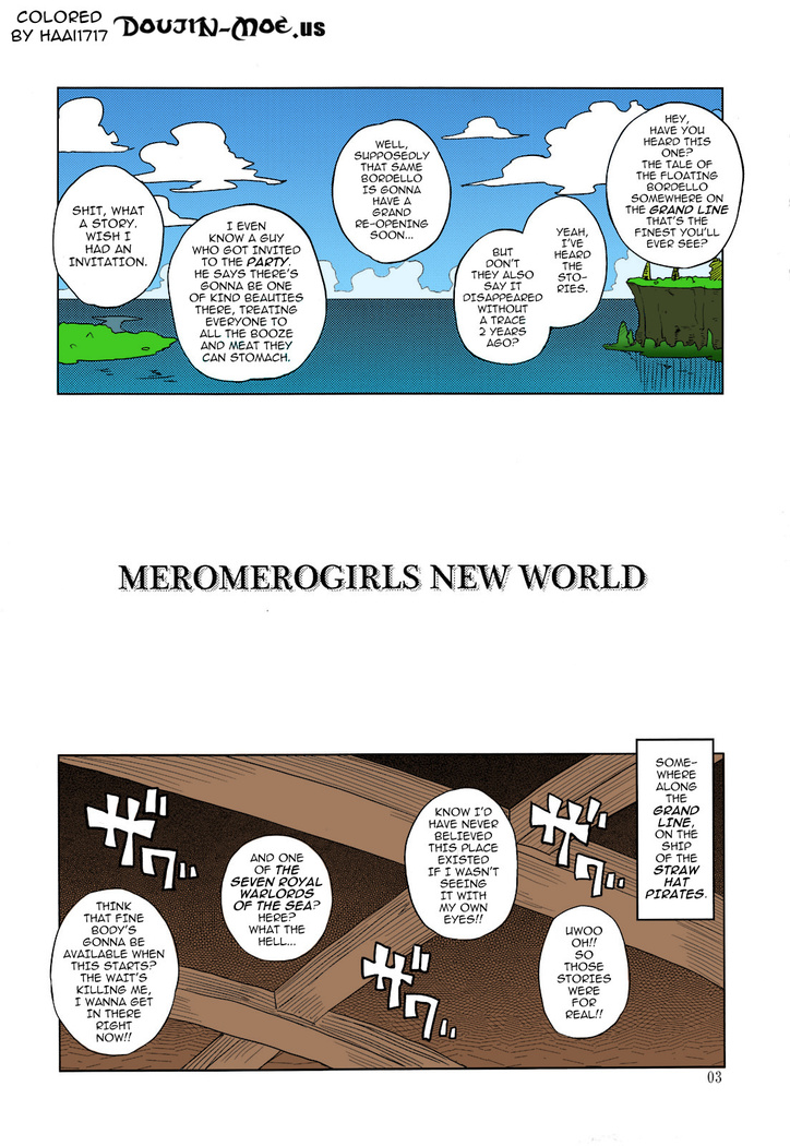 MEROMERO GIRLS NEW WORLD