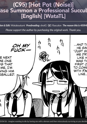 Sennin no Succubus o Oyobi Kudasai | Please Summon a Professional Succubus Page #32