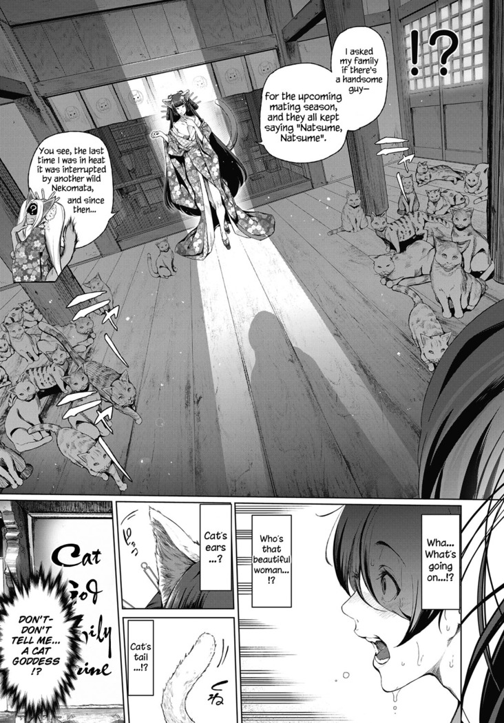 Boy Meets Nyaa God | Boy Meets Cat Goddess Ch. 1-3