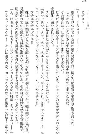ウチの妹がここまでMなわけがない Page #220