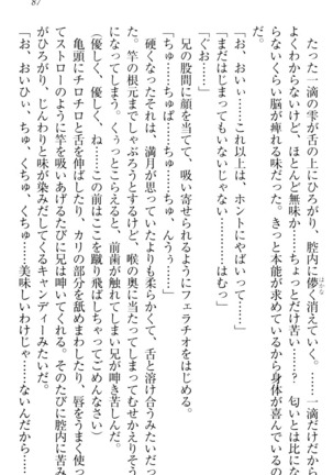 ウチの妹がここまでMなわけがない Page #89