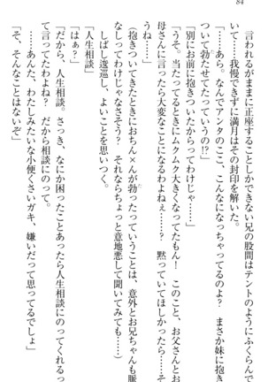 ウチの妹がここまでMなわけがない Page #86