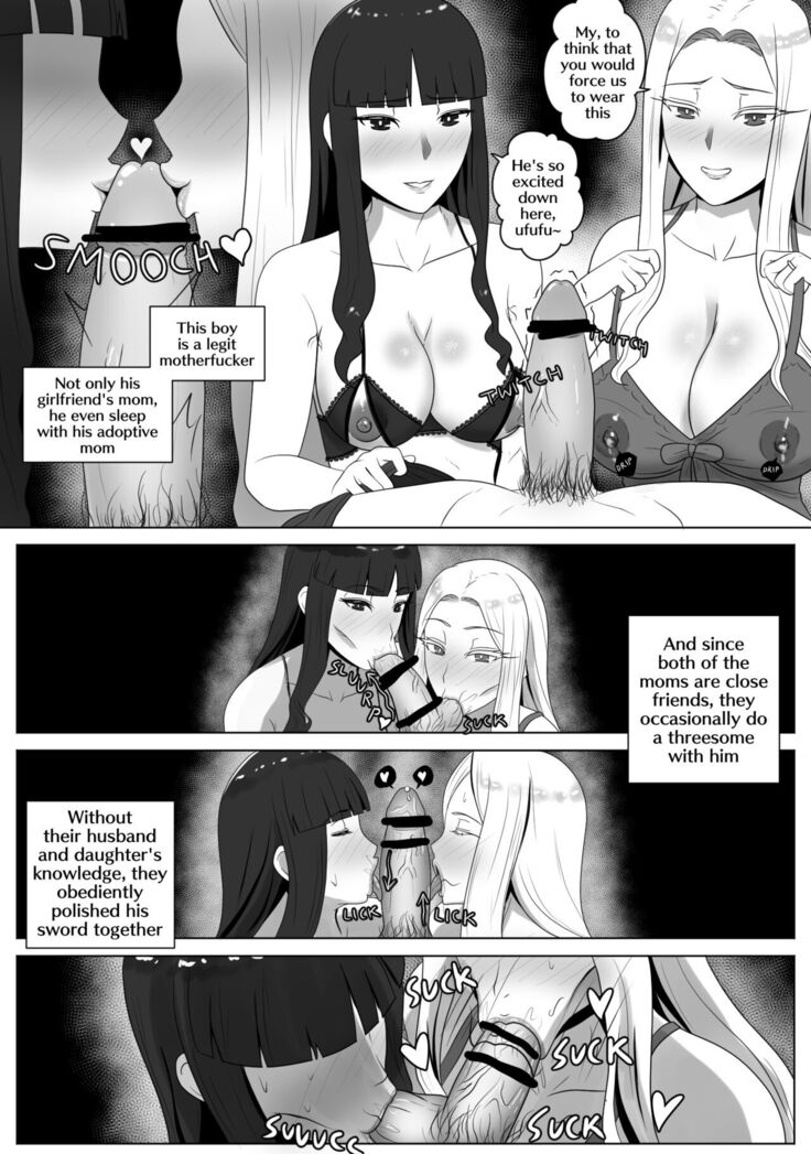 Shirou X Irisviel + Tohsaka Mama