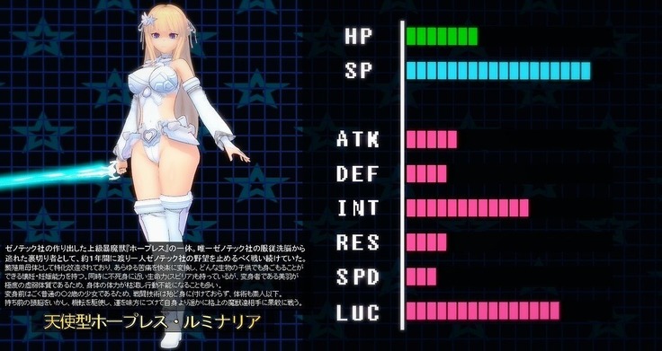 Pure White Fighting Princess Luminaria Collection First Episode