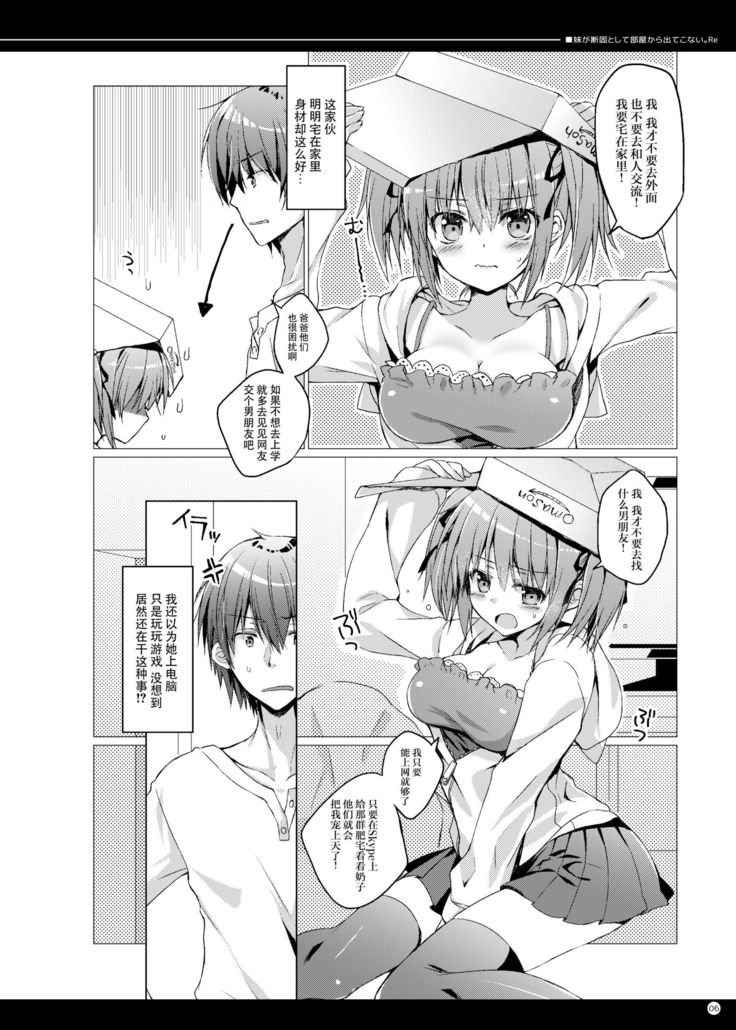 Imouto ga Danko to shite Heya Kara Detekonai.Re