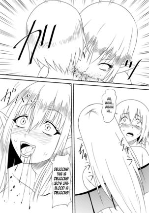 Kyuuketsuki ni Okasaremakutta Konyakusha ga Ageku ni Jishin mo Kyuuketsuki-ka Shite Semeru Gawa ni Naru Hanashi Page #26