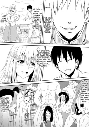 Kyuuketsuki ni Okasaremakutta Konyakusha ga Ageku ni Jishin mo Kyuuketsuki-ka Shite Semeru Gawa ni Naru Hanashi - Page 4