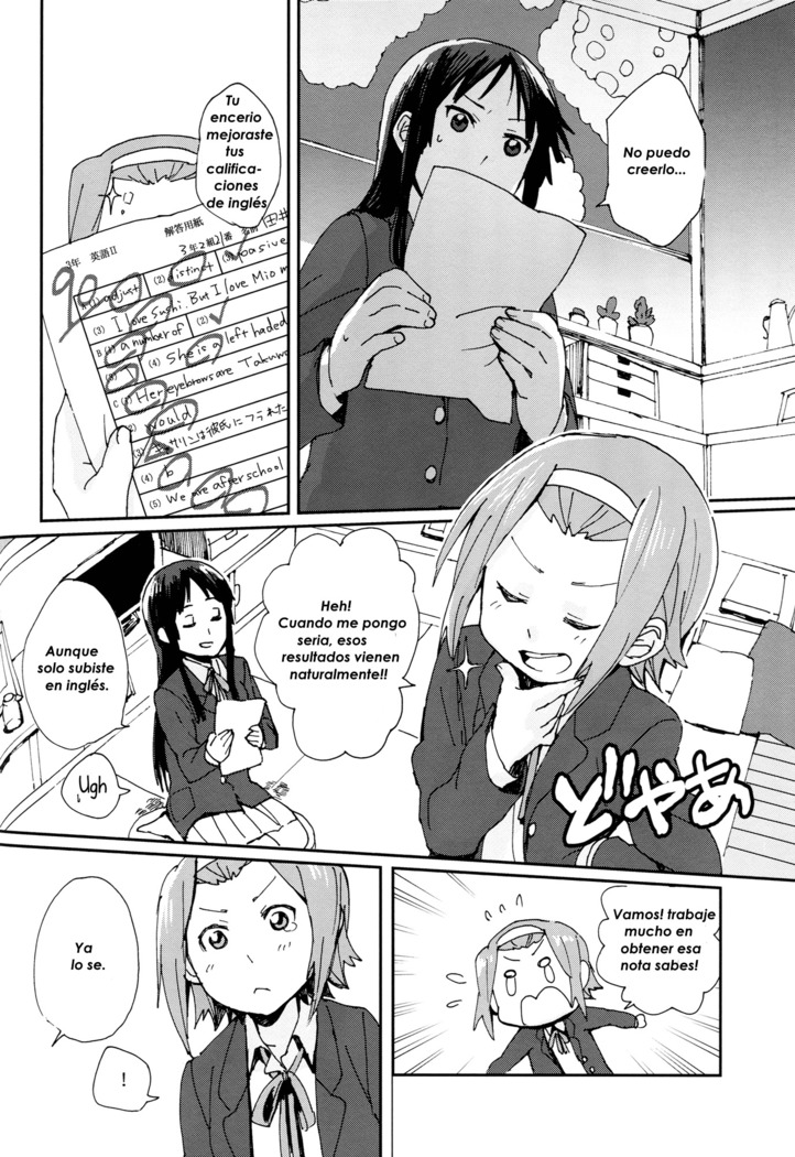 Exámenes Finales con Ritsu y Mio