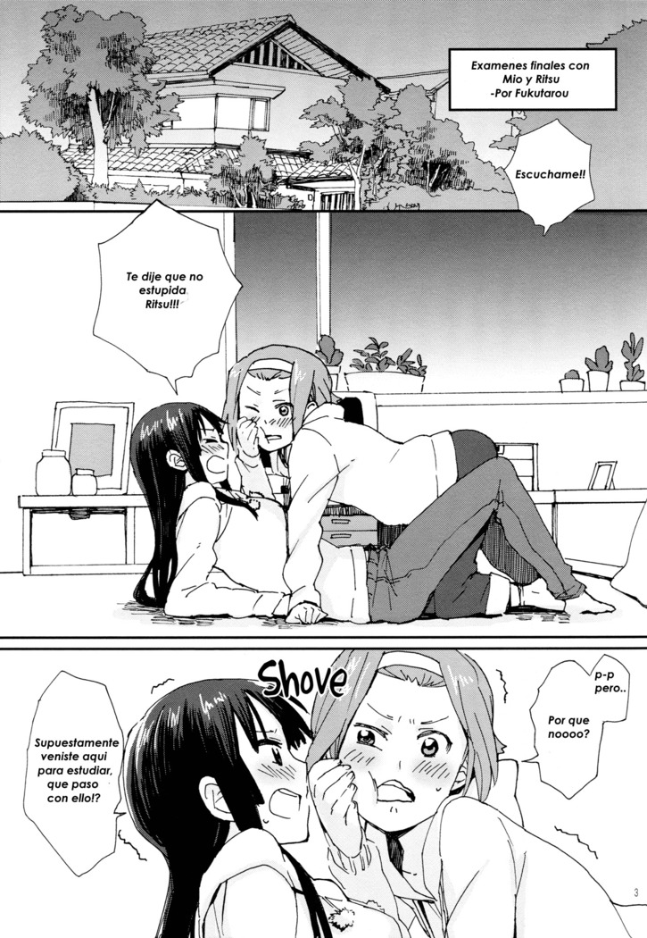 Exámenes Finales con Ritsu y Mio