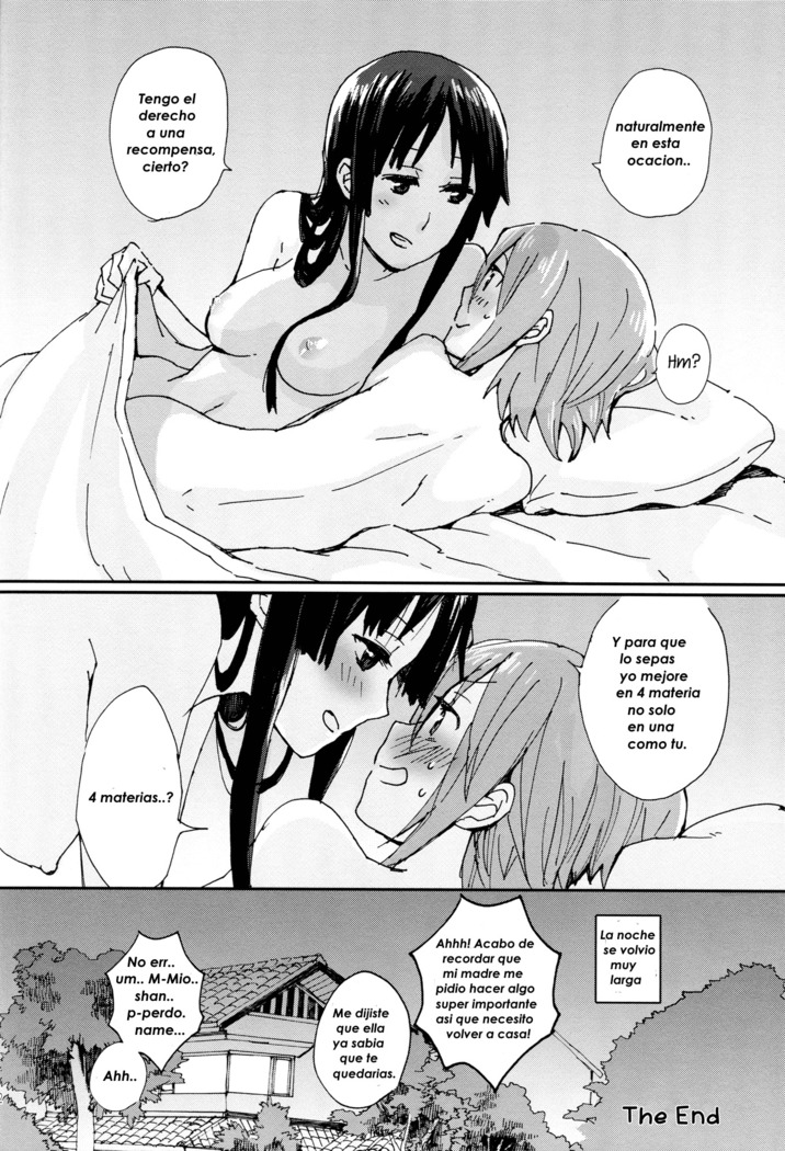 Exámenes Finales con Ritsu y Mio