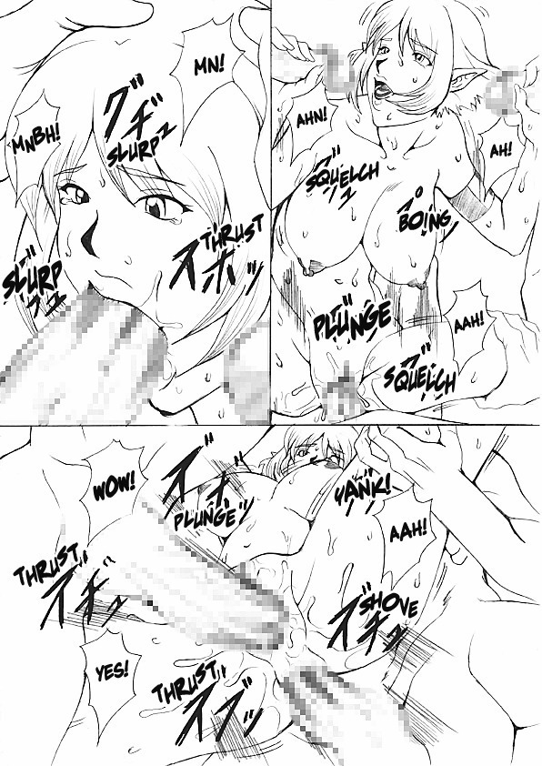 Ochita Sei Kishi - Inyoku Kishi Hen | Fallen Silenced Knight - Lesbian Knight Edition