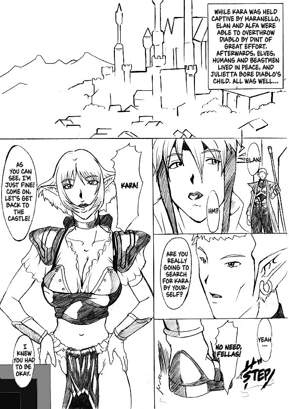 Ochita Sei Kishi - Inyoku Kishi Hen | Fallen Silenced Knight - Lesbian Knight Edition