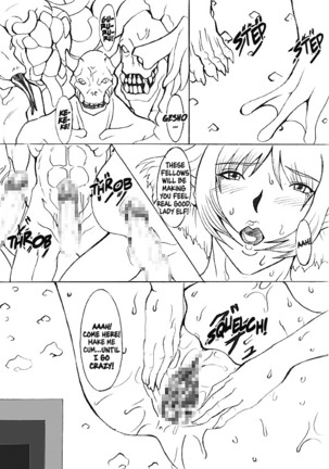 Ochita Sei Kishi - Inyoku Kishi Hen | Fallen Silenced Knight - Lesbian Knight Edition Page #18