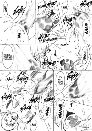 Ochita Sei Kishi - Inyoku Kishi Hen | Fallen Silenced Knight - Lesbian Knight Edition Page #22