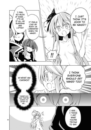 Kindan no Nudist Utopia    Black and white version Page #25