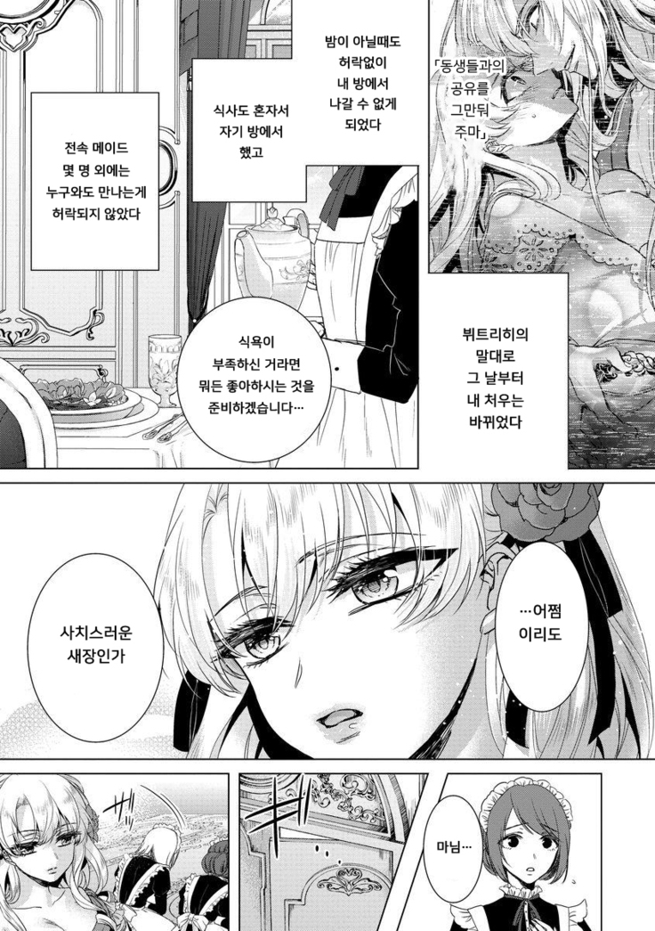 Kyououji no Ibitsu na Shuuai ~Nyotaika Knight no Totsukitooka~ Ch. 8 | 미친 왕자의 왜곡된 포로사랑 ~여체화 기사의 시월 십일~ Ch. 8