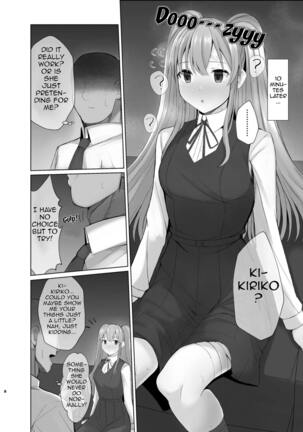 A book about casting hypnosis on Kiriko to make her do lewd stuff as medical treatment
