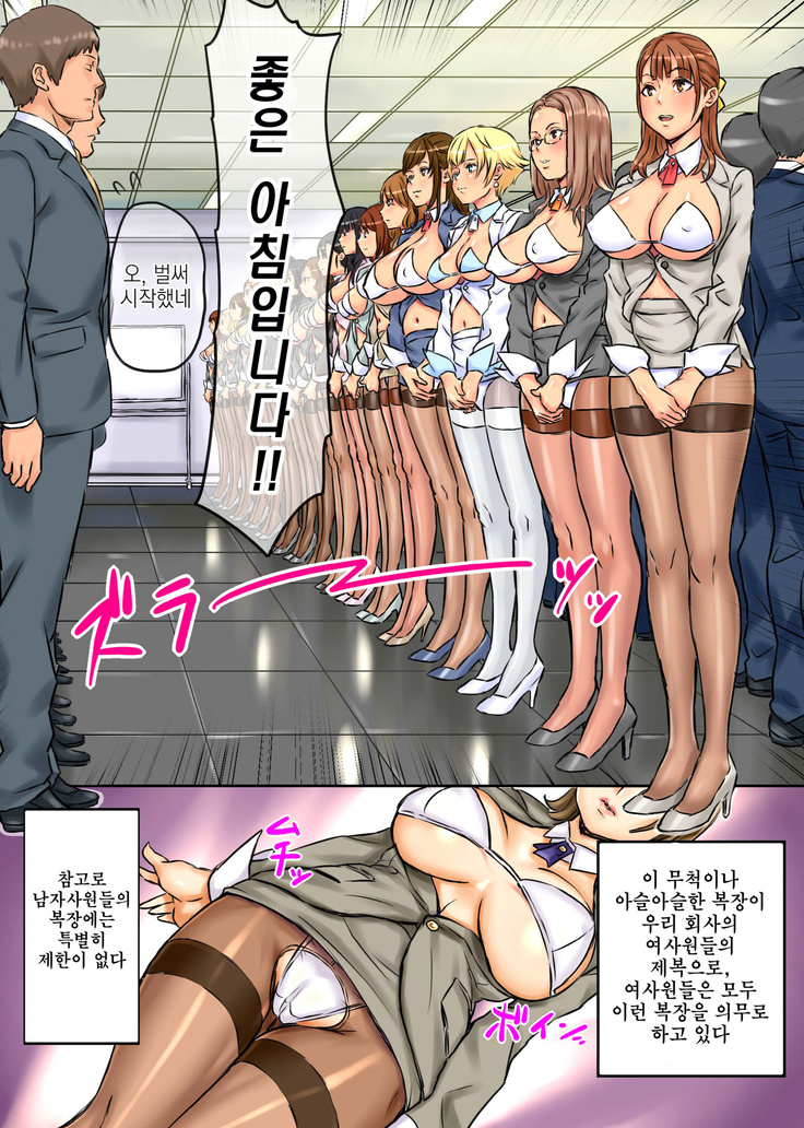 Moshimo, SEX ga Nichijou ni Tokekonda Kaisha ga Attara | 혹시나 SEX가 일상에 녹아든 회사가 있다면