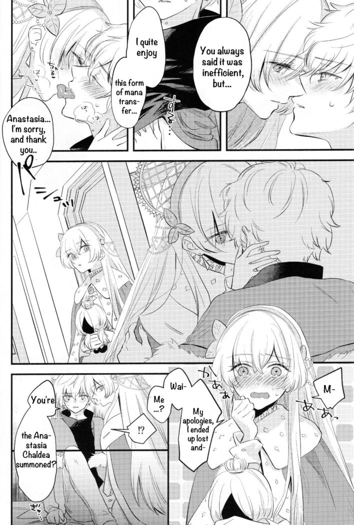 Lostbelt Anastasia to Rekishi Anastasia ga Shadow Border de Kadoc to Maryoku Kyoukyuu suru Hanashi