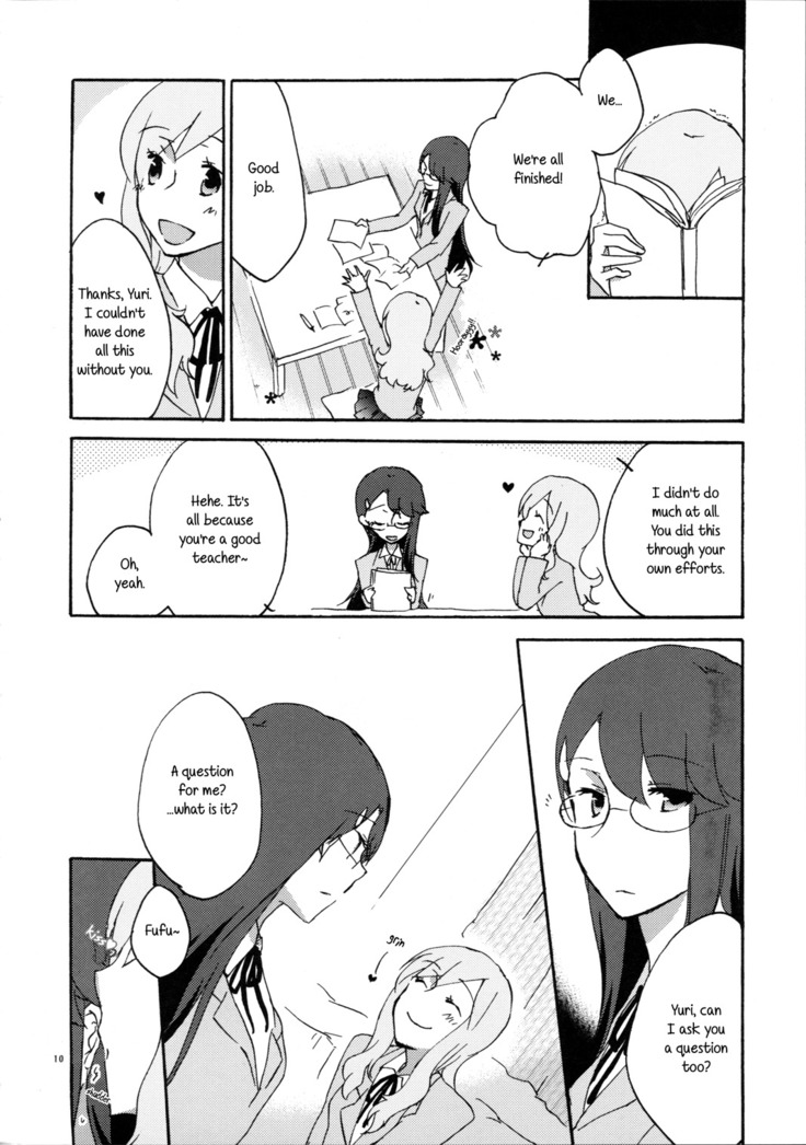 Yuri to Issho ni Obenkyou. | Studying Together with Yuri.