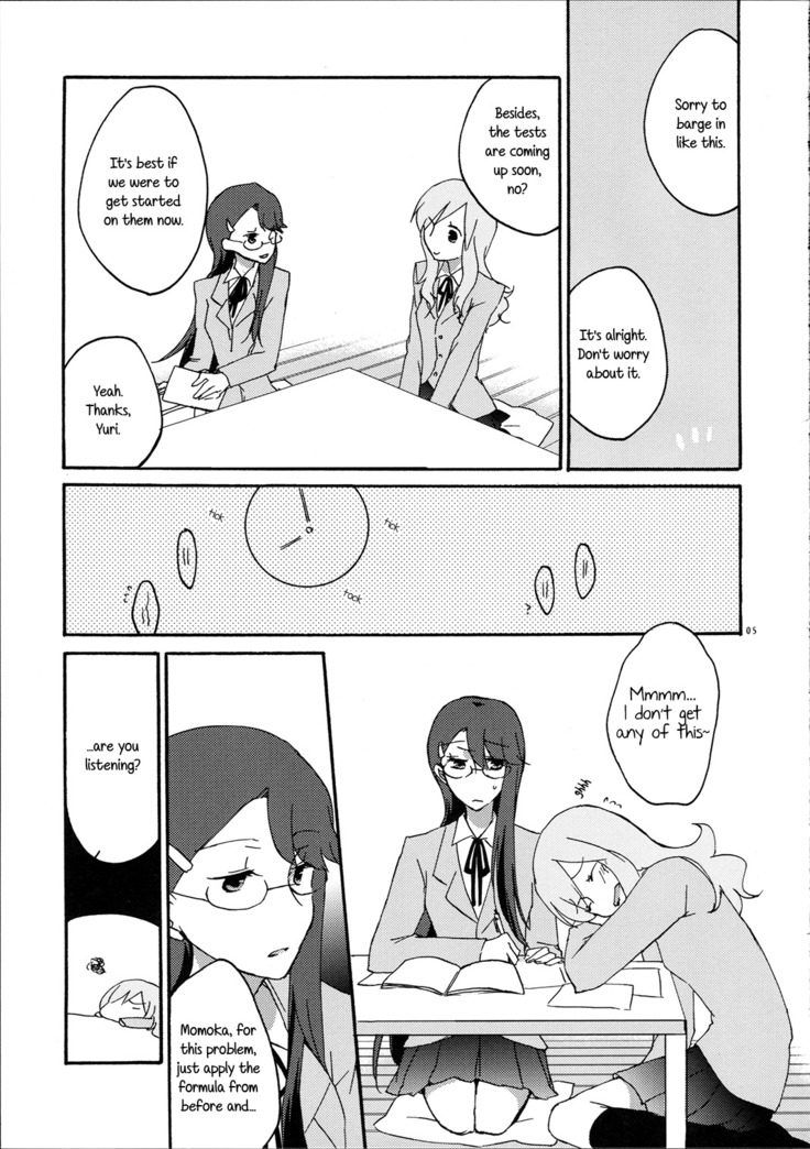 Yuri to Issho ni Obenkyou. | Studying Together with Yuri.