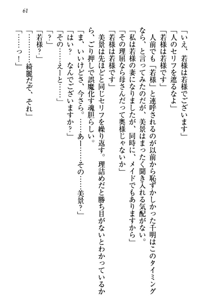 年上メイドの新婚日記