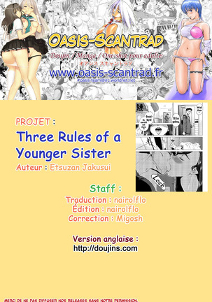 Imouto Rule | Three Rules of a Younger Sister Page #27